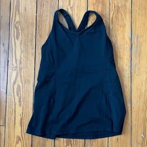Lululemon sz 10 tank top with built in bra